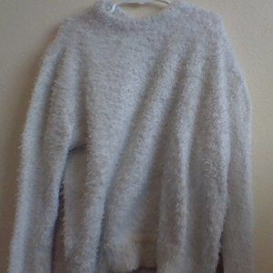 White Fluffy Sweater
